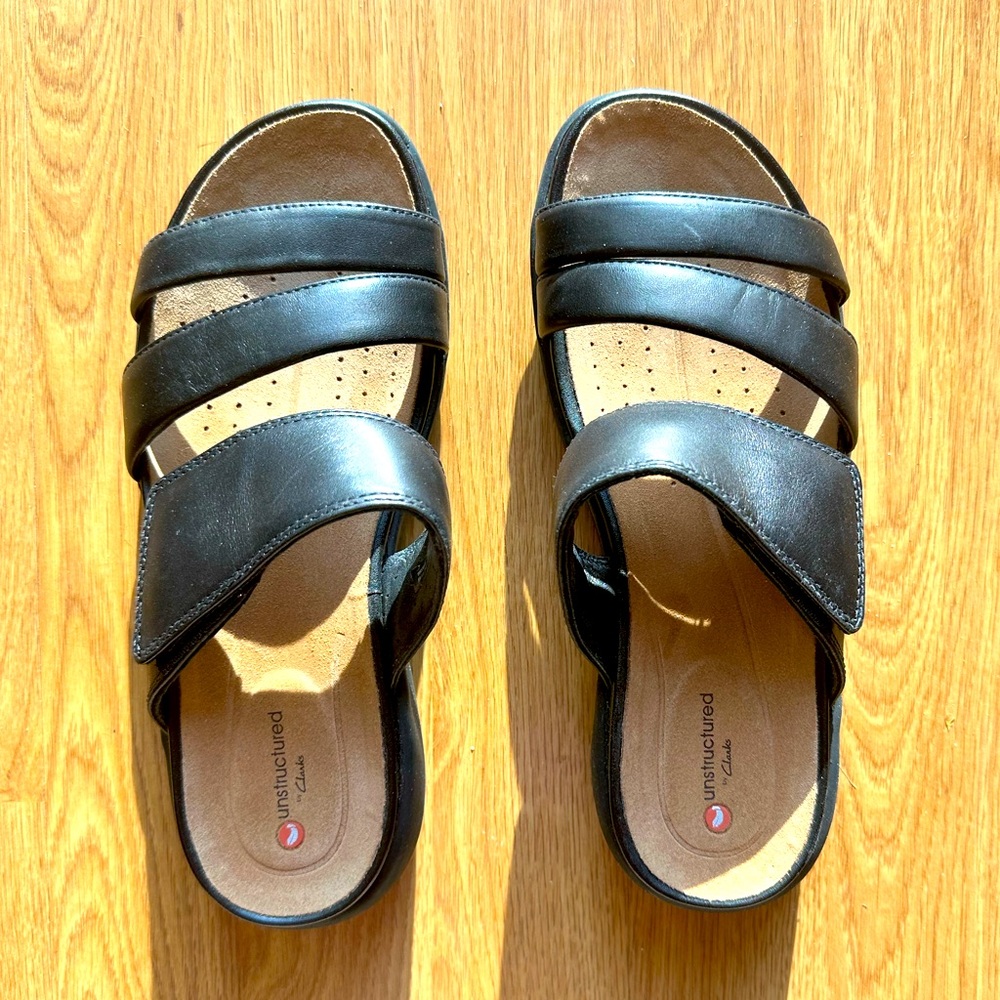 Like New Clark’s Unstructured Adjustable Velcro L… - image 1